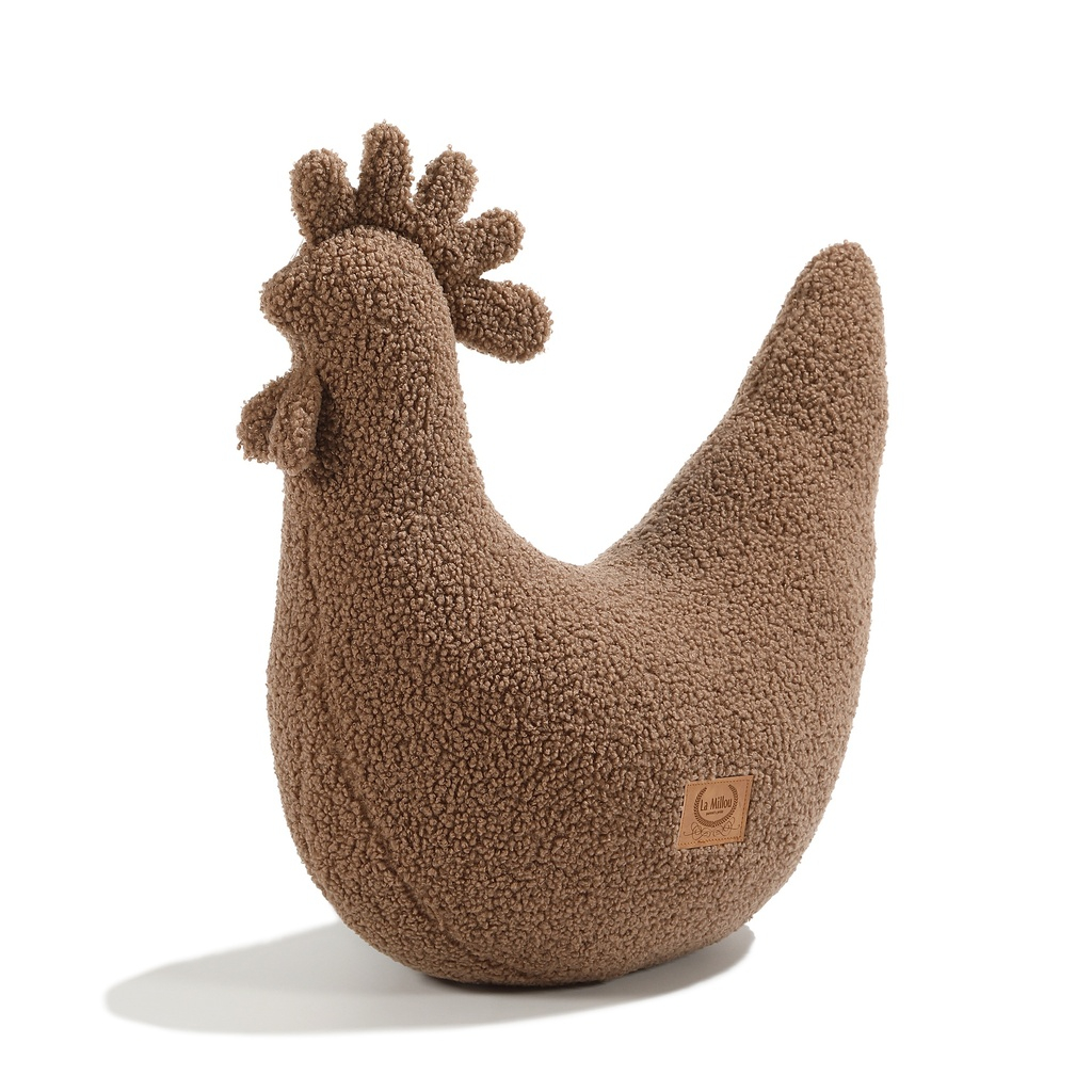 Grandma Dana's Hen Pillow Teddy Bear LATTE