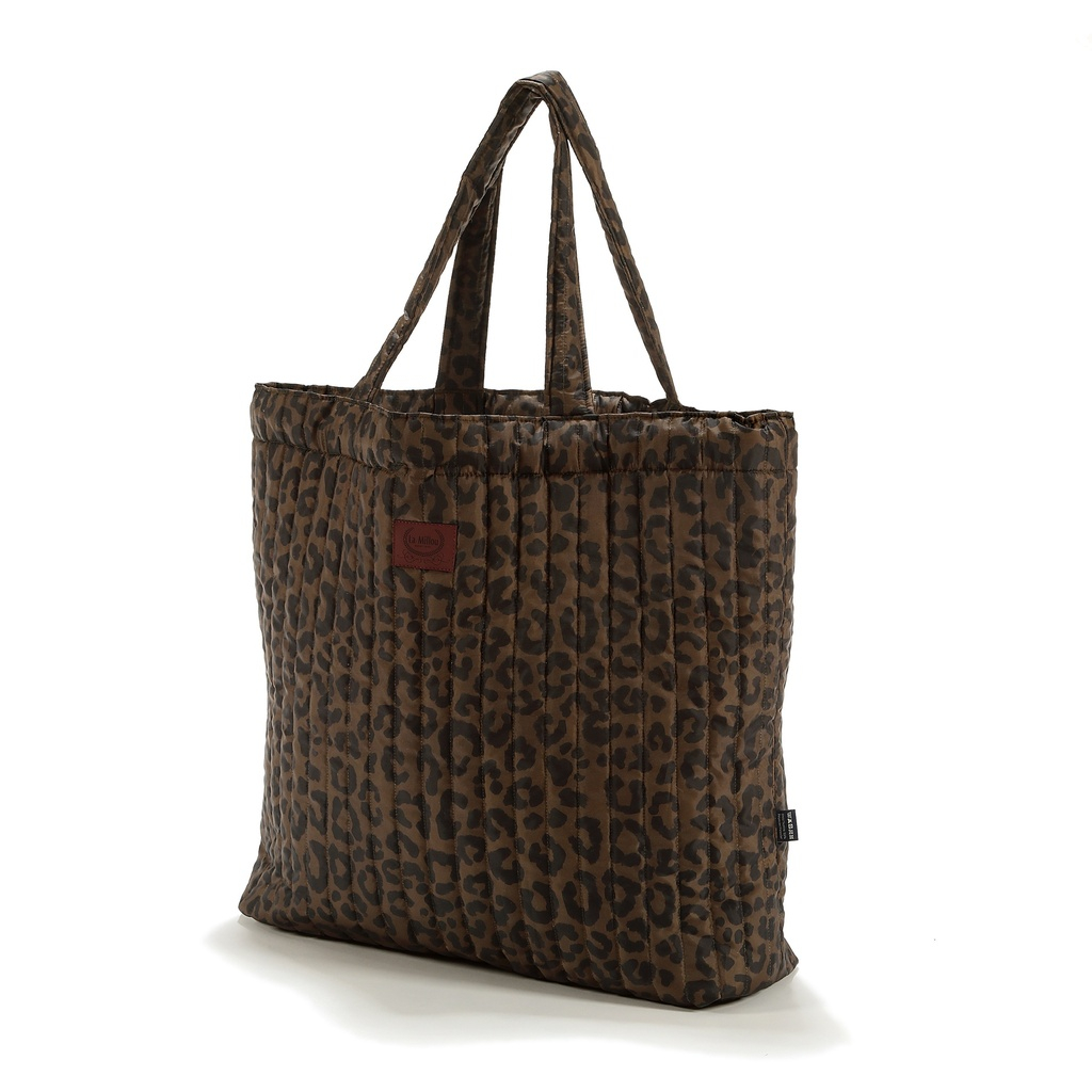 Shopper Bag Ortalion LEOPARD CHOCO