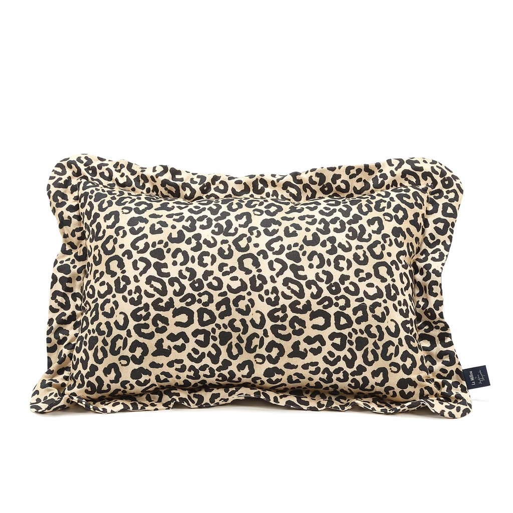 Sleeping Pillow Bamboo LEOPARD CREAM