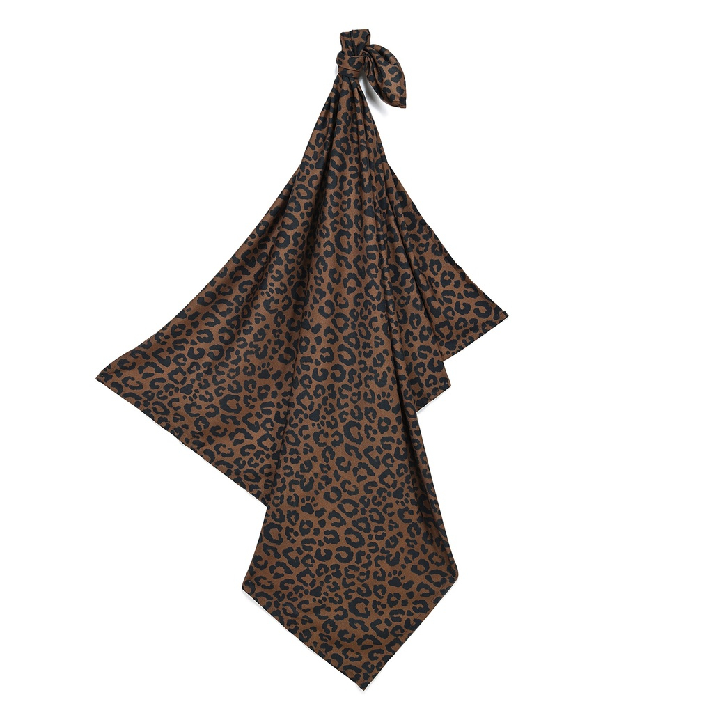 Bamboo Swaddle LEOPARD CHOCO