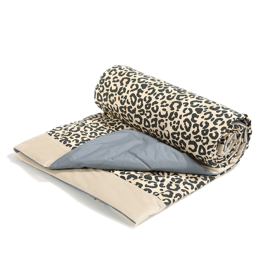 Picnic Quilt LEOPARD CREAM